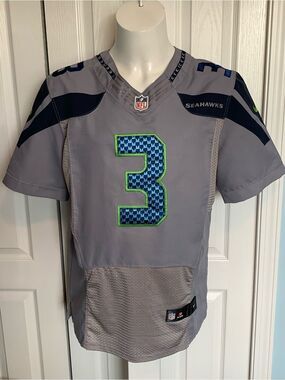 Nike Gray Seahawks On-Field Jersey